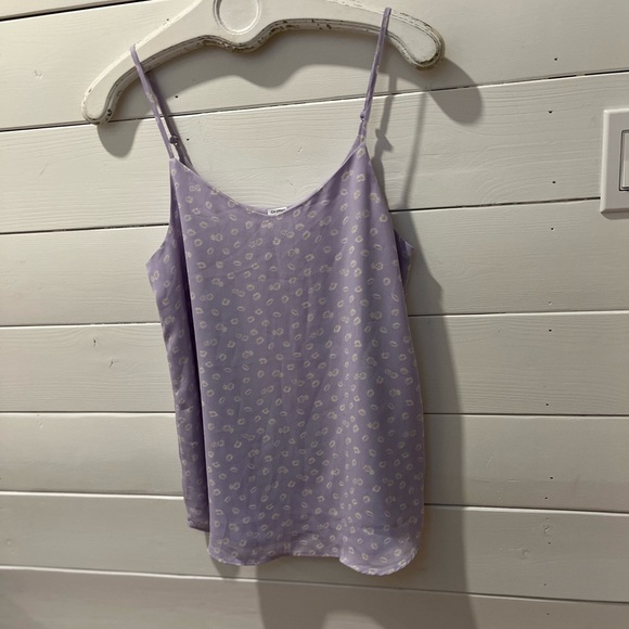 💜 Pink Rose – Lilac Floral Camisole (Size M) - Picture 7 of 10